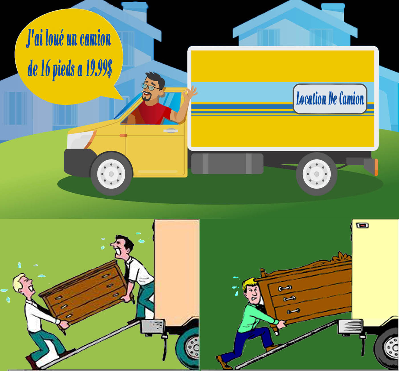 location camion demenagement montreal